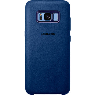 Фото товара Samsung Alcantara Cover накладка для Galaxy S8 (EF-XG950ALEGRU, голубой)