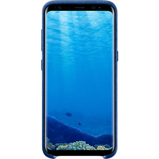 Фото товара Samsung Alcantara Cover накладка для Galaxy S8 (EF-XG950ALEGRU, голубой)