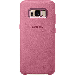 Фото товара Samsung Alcantara Cover накладка для Galaxy S8 (EF-XG950APEGRU, розовый)