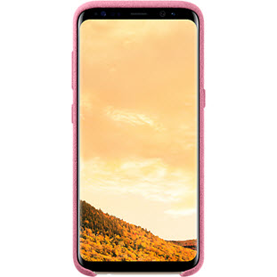 Фото товара Samsung Alcantara Cover накладка для Galaxy S8 (EF-XG950APEGRU, розовый)