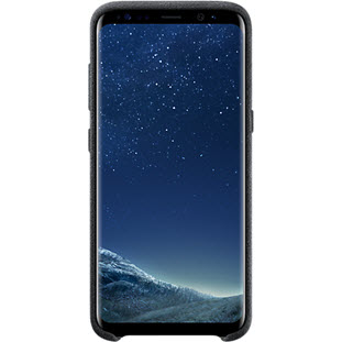 Фото товара Samsung Alcantara Cover накладка для Galaxy S8 (EF-XG950ASEGRU, черный)