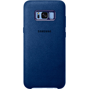 Фото товара Samsung Alcantara Cover накладка для Galaxy S8+ (EF-XG955ALEGRU, голубой)