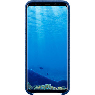 Фото товара Samsung Alcantara Cover накладка для Galaxy S8+ (EF-XG955ALEGRU, голубой)