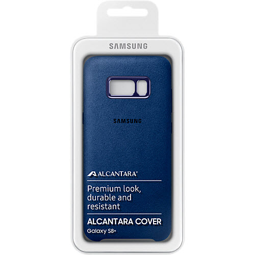 Фото товара Samsung Alcantara Cover накладка для Galaxy S8+ (EF-XG955ALEGRU, голубой)