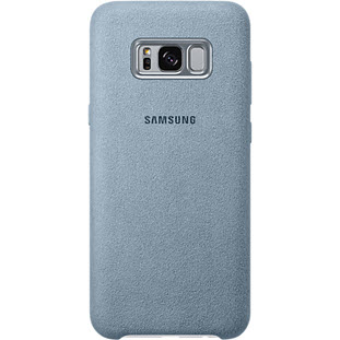 Фото товара Samsung Alcantara Cover накладка для Galaxy S8+ (EF-XG955AMEGRU, мятный)