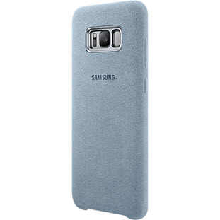 Фото товара Samsung Alcantara Cover накладка для Galaxy S8+ (EF-XG955AMEGRU, мятный)