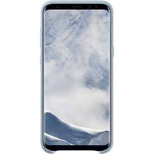 Фото товара Samsung Alcantara Cover накладка для Galaxy S8+ (EF-XG955AMEGRU, мятный)