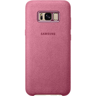 Фото товара Samsung Alcantara Cover накладка для Galaxy S8+ (EF-XG955APEGRU, розовый)