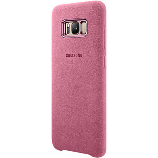 Фото товара Samsung Alcantara Cover накладка для Galaxy S8+ (EF-XG955APEGRU, розовый)