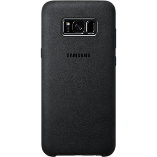 Фото товара Samsung Alcantara Cover накладка для Galaxy S8+ (EF-XG955ASEGRU, черный)