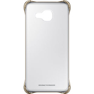 Фото товара Samsung Clear Cover накладка для Galaxy A3 2016 (EF-QA310CFEGRU, золотой)