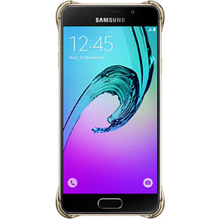 Фото товара Samsung Clear Cover накладка для Galaxy A3 2016 (EF-QA310CFEGRU, золотой)