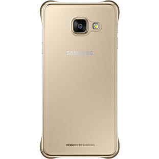 Фото товара Samsung Clear Cover накладка для Galaxy A3 2016 (EF-QA310CFEGRU, золотой)