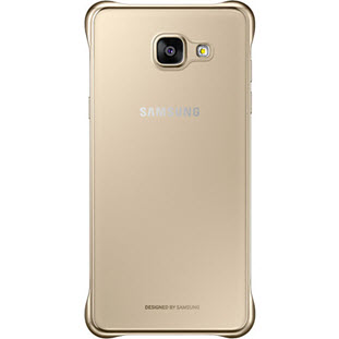 Фото товара Samsung Clear Cover накладка для Galaxy A5 2016 (EF-QA510CFEGRU, золотой)