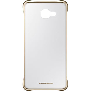 Фото товара Samsung Clear Cover накладка для Galaxy A7 2016 (EF-QA710CFEGRU, золотой)