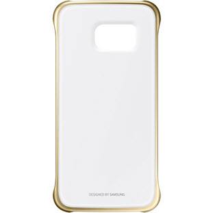 Фото товара Samsung Clear Cover накладка для Galaxy S6 Edge (EF-QG925BFEGRU, золотой)