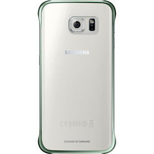 Фото товара Samsung Clear Cover накладка для Galaxy S6 Edge (EF-QG925BGEGRU, зеленый)