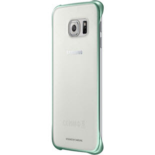 Фото товара Samsung Clear Cover накладка для Galaxy S6 Edge (EF-QG925BGEGRU, зеленый)