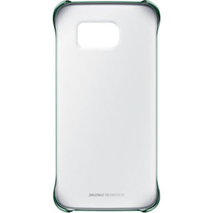 Фото товара Samsung Clear Cover накладка для Galaxy S6 Edge (EF-QG925BGEGRU, зеленый)