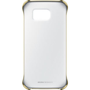 Фото товара Samsung Clear Cover накладка для Galaxy S6 (EF-QG920BFEGRU, золотой)