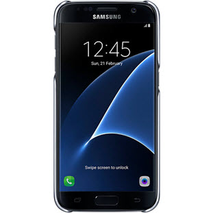 Фото товара Samsung Clear Cover накладка для Galaxy S7 Edge (EF-QG935CBEGRU, черный)