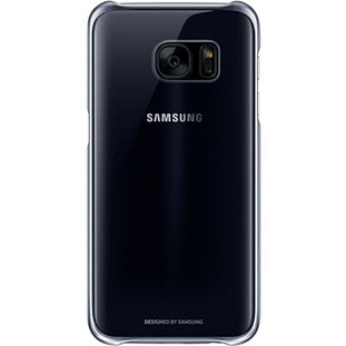 Фото товара Samsung Clear Cover накладка для Galaxy S7 (EF-QG930CBEGRU, черный)