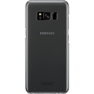 Фото товара Samsung Clear Cover накладка для Galaxy S8 (EF-QG950CBEGRU, черный)