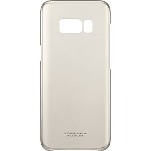 Фото товара Samsung Clear Cover накладка для Galaxy S8 (EF-QG950CFEGRU, золотой)