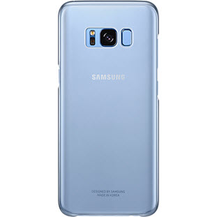 Фото товара Samsung Clear Cover накладка для Galaxy S8 (EF-QG950CLEGRU, голубой)