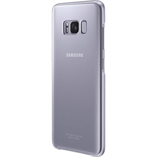 Фото товара Samsung Clear Cover накладка для Galaxy S8 (EF-QG950CVEGRU, фиолетовый)