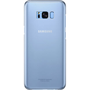 Фото товара Samsung Clear Cover накладка для Galaxy S8+ (EF-QG955CLEGRU, голубой)