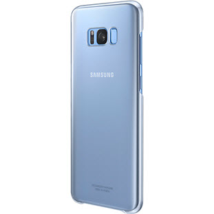 Фото товара Samsung Clear Cover накладка для Galaxy S8+ (EF-QG955CLEGRU, голубой)