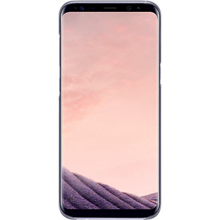 Фото товара Samsung Clear Cover накладка для Galaxy S8+ (EF-QG955CVEGRU, фиолетовый)