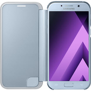 Фото товара Samsung Clear View Cover книжка для Galaxy A5 2017 (EF-ZA520CLEGRU, голубой)