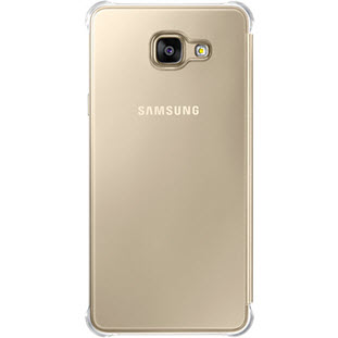 Фото товара Samsung Clear View Cover книжка для Galaxy A7 2016 (EF-ZA710CFEGRU, золотой)