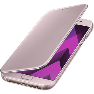 Фото товара Samsung Clear View Cover книжка для Galaxy A7 2017 (EF-ZA720CPEGRU, розовый)