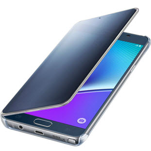 Фото товара Samsung Clear View Cover книжка для Galaxy Note 5 (EF-ZN920CBEGRU, черный)