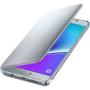 Фото товара Samsung Clear View Cover книжка для Galaxy Note 5 (EF-ZN920CSEGRU, серебристый)