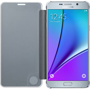 Фото товара Samsung Clear View Cover книжка для Galaxy Note 5 (EF-ZN920CSEGRU, серебристый)