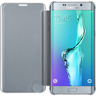 Фото товара Samsung Clear View Cover книжка для Galaxy S6 Edge+ (EF-ZG928CSEGRU, серебристый)