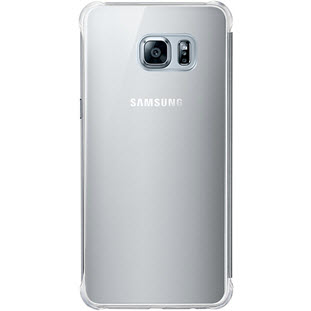 Фото товара Samsung Clear View Cover книжка для Galaxy S6 Edge+ (EF-ZG928CSEGRU, серебристый)