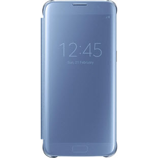 Фото товара Samsung Clear View Cover книжка для Galaxy S7 Edge (EF-ZG935CLEGRU, синий)