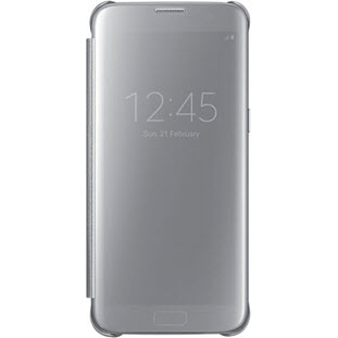 Фото товара Samsung Clear View Cover книжка для Galaxy S7 Edge (EF-ZG935CSEGRU, серебристый)