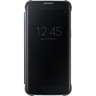 Фото товара Samsung Clear View Cover книжка для Galaxy S7 (EF-ZG930CBEGRU, черный)