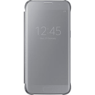 Фото товара Samsung Clear View Cover книжка для Galaxy S7 (EF-ZG930CSEGRU, серебристый)