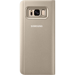 Фото товара Samsung Clear View Standing Cover книжка для Galaxy S8 (EF-ZG950CFEGRU, золотой)