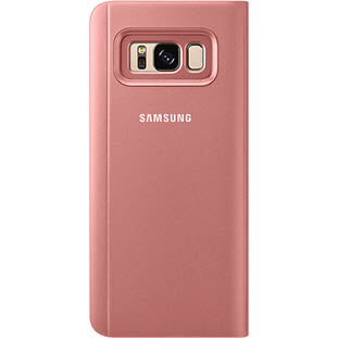 Фото товара Samsung Clear View Standing Cover книжка для Galaxy S8 (EF-ZG950CPEGRU, розовый)