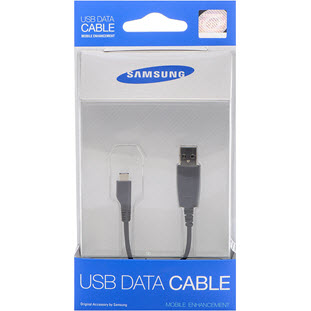 Фото товара Samsung USB - microUSB 5pin (APCBU10BBECSTD, черный)