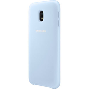 Фото товара Samsung Dual Layer Cover накладка для Galaxy J3 2017 (EF-PJ330CLEGRU, голубой)