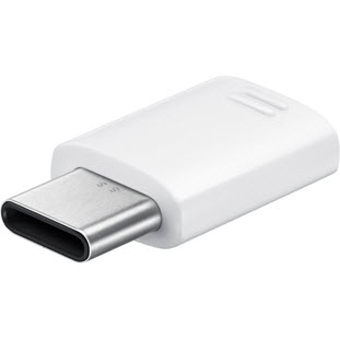 Фото товара Samsung USB Type-C - microUSB (EE-GN930KWRGRU, комплект 3шт, белый)